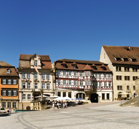 Altstadt und Marktplatz von Schwäbisch Hall © World Travel Images - fotolia.com
