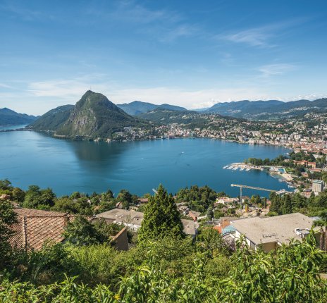 Blick auf Lugano und Luganer See © javarman-fotolia.com