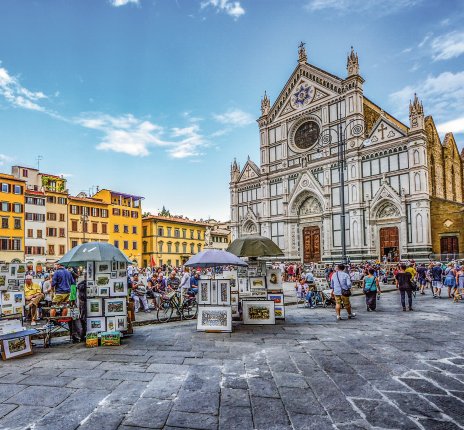 Marktplatz in Florenz © pixabay.com/kirkandmimi