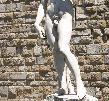David Statue vor den Uffizien 