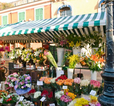 Blumenmarkt Nizza © Hugues Lagarde