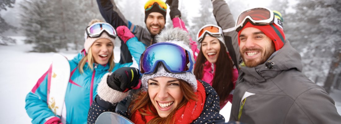 Skiurlaub mit Freunden