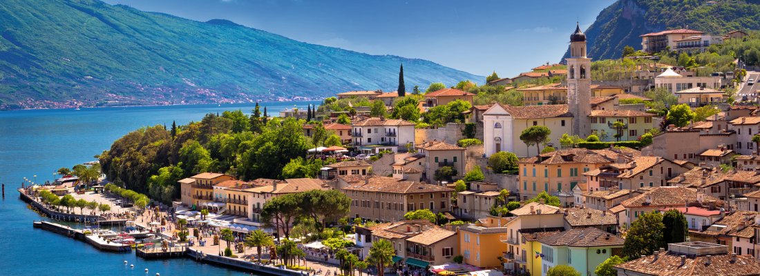 Blick auf Limone sul Garda 