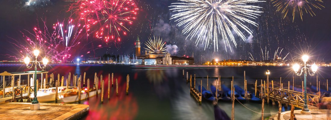 Feuerwerk über Venedig