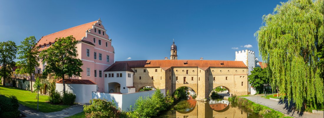 Berühmte Stadtbrille in Amberg in der Oberpfalz