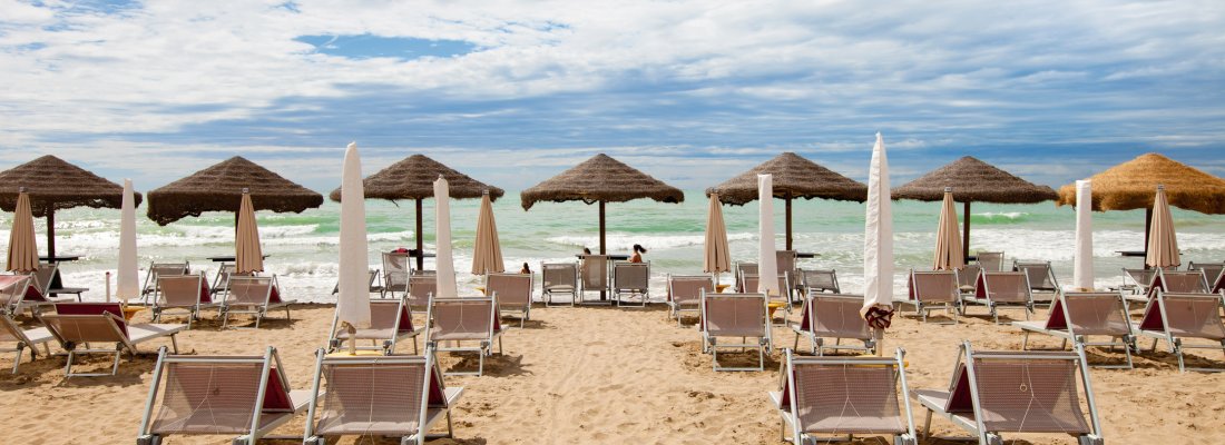 Am Strand von Lido di Jesolo