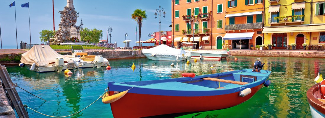 Bootshafen in Lazise