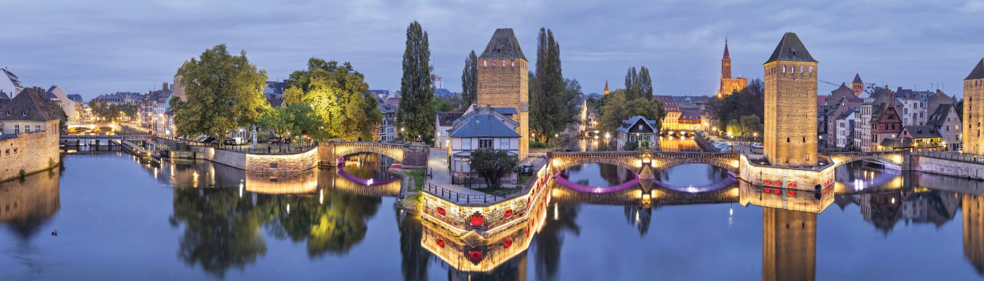 Die Gedeckten Brücken - Pont Couverts in Strasbourg