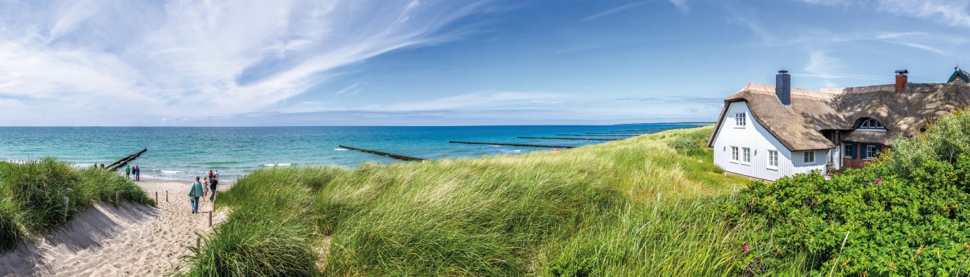 Altes Grenzhaus in den Dünen