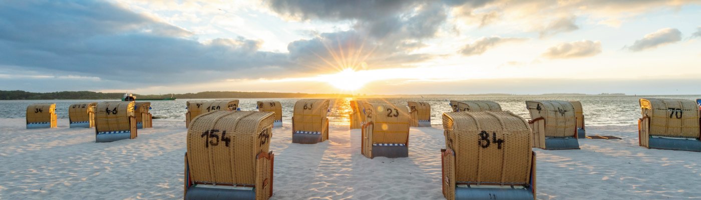 am Strand von Laboe