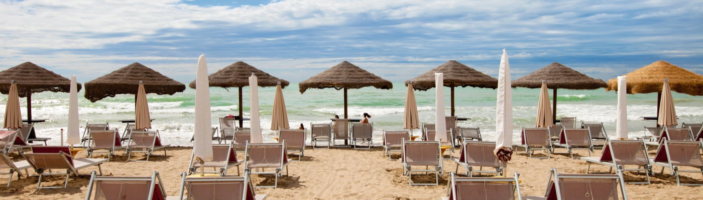 Am Strand von Lido di Jesolo