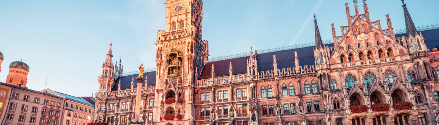 Am Marienplatz in München