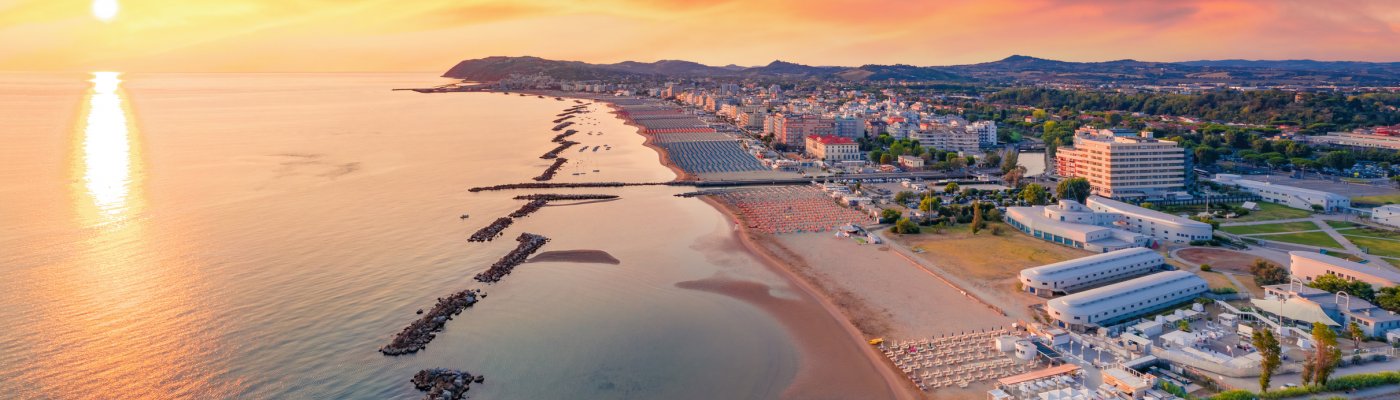 Blick über Cattolica