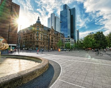 Innenstadt  in Frankfurt Germany