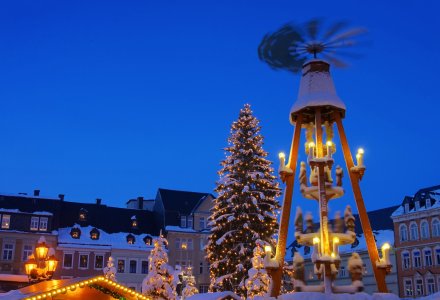 Weihnachtsmarkt in Annaberg-Buchholz &copy; LianeM - stock.adobe.com