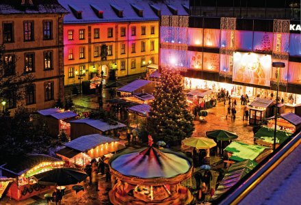 Weihnachtsmarkt in Fulda &copy; Tourismus- und Kongressmanagement Fulda