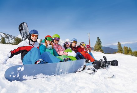 Snowboardfreizeit © Sergey Novikov - fotolia.de