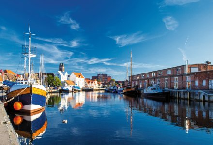 Am Hafen in Wismar © TZW / Hansestadt Wismar/A.Rudolph