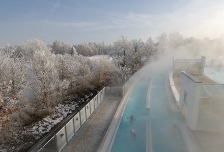 Europa Therme Bad Füssing im Winter &copy; Kur & GästeService Bad Füssing/Joerg Schlegl