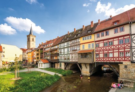 Krämerbrücke in Erfurt &copy; Sina Ettmer - stock.adobe.com