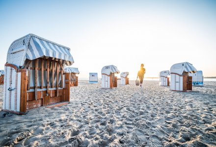 Strandkörbe am Travemünder Strand © LTM/Olaf Malzahn