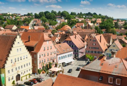 Blick auf die Altstadt von Feuchtwangen © ARGE Romantische Straße Touristik