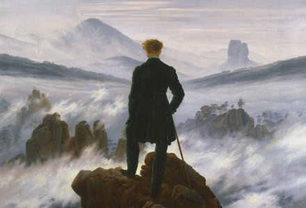 Caspar David Friedrich: Wanderer über dem Nebelmeer, um 1817 © SHK / Hamburger Kunsthalle / Bpk