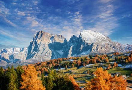 Herbstlandschaft in den Dolomiten © Vaceslav Romanov - stock.adobe.com
