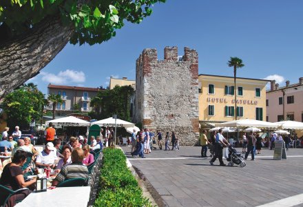 Straßencafe Bardolino &copy; Peter Eckert