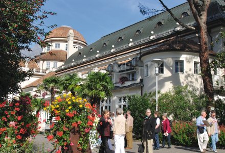 Am Kurhaus Meran © Peter Eckert